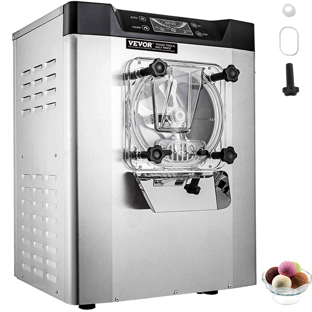 Ice cream maker on a kitchen counter